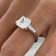 Inaya Engagement Ring 3.3ct TCW, 14K Gold