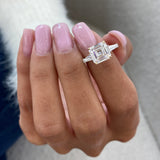 Inaya Engagement Ring 3.3ct TCW, 14K Gold