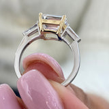 Inaya Engagement Ring 3.3ct TCW, 14K Gold