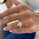 Jade Engagement Ring 2.4ct TCW, 14K Gold