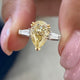 Jade Engagement Ring 2.4ct TCW, 14K Gold