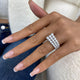 Ring 3ct TCW, 14K Gold