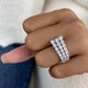 Ring 3ct TCW, 14K Gold