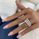 Ring 3ct TCW, 14K Gold
