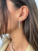Diamond Drop Earrings 2.3 ct White Gold
