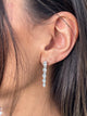 Diamond Drop Earrings 2.3 ct White Gold