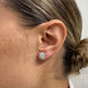 Diamond Stud Fashion Earrings 4 ct Yellow Gold