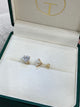 Diamond Stud Fashion Earrings 4 ct Yellow Gold
