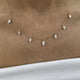 Diamond Charm Necklace 2 ct Yellow Gold
