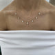 Diamond Charm Necklace 2 ct Yellow Gold