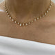 Diamond Chain Necklace 2.6 ct Yellow Gold