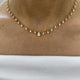 Diamond Chain Necklace 2.6 ct Yellow Gold