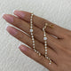 Diamond Drop Earrings 2.3 ct Yellow Gold