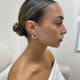 Diamond Hoop Earrings 2.9 ct Rose Gold