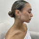 Diamond Dangle Earrings 3.5 ct Yellow Gold