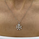 Diamond Pendant Necklace 1.4 ct White Gold