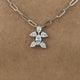 Diamond Pendant Necklace 0.9 ct White Gold