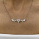 Diamond Pendant Necklace 2.1 ct White Gold