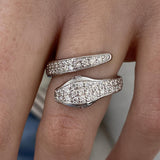 Diamond Wrap Ring 0.7 ct White Gold