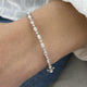 Diamond Bangle Bracelet 1.40 ct White Gold