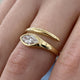 AD259R-Y Ring 0.5 ct TCW , Solid Gold 14k