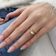 AD259R-Y Ring 0.5 ct TCW , Solid Gold 14k