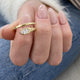 AD259R-Y Ring 0.5 ct TCW , Solid Gold 14k