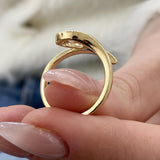 AD259R-Y Ring 0.5 ct TCW , Solid Gold 14k