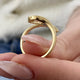AD259R-Y Ring 0.5 ct TCW , Solid Gold 14k
