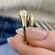 AD259R-Y Ring 0.5 ct TCW , Solid Gold 14k
