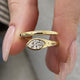 AD259R-Y Ring 0.5 ct TCW , Solid Gold 14k