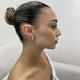 Diamond Hoop Earrings 1.4 ct White Gold