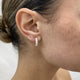 Diamond Hoop Earrings 1.4 ct Yellow Gold