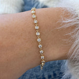 Diamond Tennis Bracelet 1.6 ct Yellow Gold