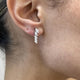 Diamond Drop Earrings 1 ct White Gold