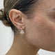 Diamond Dangle Earrings 1.5 ct Yellow Gold