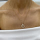 Diamond Pendant Necklace 1.4 ct Yellow Gold