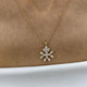 Diamond Pendant Necklace 1.4 ct Yellow Gold
