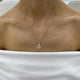 Diamond Pendant Necklace 1.4 ct Yellow Gold