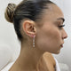 Diamond Drop Earrings 0.55 ct TCW, White Gold