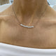 Diamond Pendant Necklace 1.7 ct White Gold