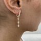 Diamond Drop Earrings 0.55 ct TCW, Yellow Gold