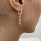 Diamond Drop Earrings 0.55 ct TCW, Yellow Gold