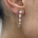 Diamond Drop Earrings 1.8 ct White Gold