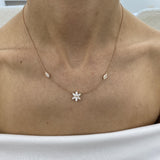 Diamond Pendant Necklace 1 ct Rose Gold