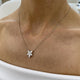 Diamond Pendant Necklace 1.2 ct White Gold