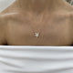 Diamond Pendant Necklace 1.2 ct Yellow Gold