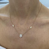 Diamond Pendant Necklace 1.2 ct Yellow Gold