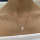 Diamond Pendant Necklace 1.2 ct Rose Gold