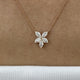Diamond Pendant Necklace 1.2 ct Rose Gold